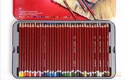 Derwent pastelpotloden metalen doos 36 stuks