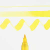 Ecoline brushpen citroengeel - per stuk
