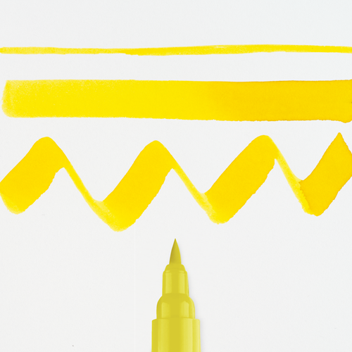 Ecoline brushpen chartreuse - per stuk