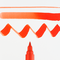 Ecoline brushpen vermiljoen - per stuk