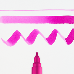 Ecoline brushpen roodviolet - per stuk