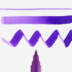 Ecoline brushpen blauwviolet - per stuk