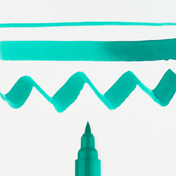 Ecoline brushpen donkergroen - per stuk