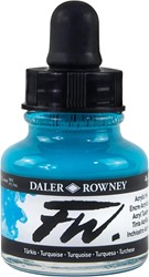 Daler Rowney FW acrylic inkt - turquoise - flacon 29,5 ml