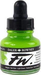 Daler Rowney FW acrylic inkt - light green - flacon 29,5 ml