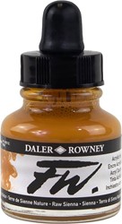 Daler Rowney FW acrylic inkt - raw sienna - flacon 29,5 ml