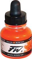 Daler Rowney FW acrylic inkt - flame orange - flacon 29,5 ml