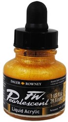 Daler Rowney FW parelmoer acryl inkt - autumn gold - flacon 29,5 ml