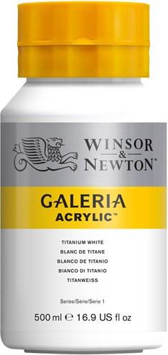 galeria acryl titaanwit - flacon 500 ml