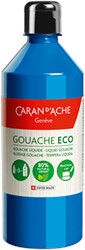 Caran d'ache gouache eco primair cyaanblauw - flacon 500 ml.