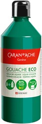 Caran d'ache gouache eco emerald groen - flacon 500 ml.