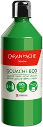 Caran d'ache gouache eco helder groen - flacon 500 ml.