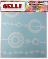 Gelli beads stencil 8 x 10"