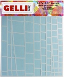 Gelli ladder stencil 8 x 10"