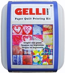 Gelli paper quilt printing kit