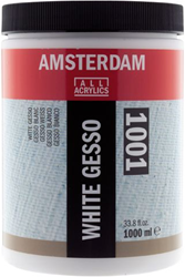 Amsterdam gesso primer wit - pot 1000 ml. 