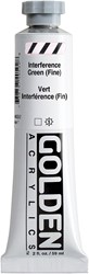 Golden interference acryl groen fijn - tube 60 ml.