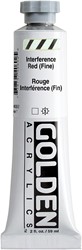 Golden interference acryl rood fijn - tube 60 ml.