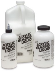 Golden glazing liquid medium