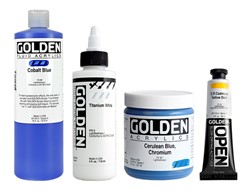 Golden acrylverf