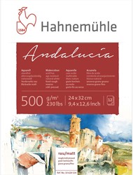 Hahnemühle Andalucia aquarelblok 500 grs. 30 x 40 cm - 12 vel