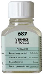Maimeri restauratie retoucheervernis - flacon 75 ml. 