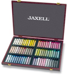 Jaxell standaard pastels houten kist - 72 kleuren