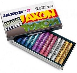 Jaxon oliepastels METALLIC - set 12 stuks