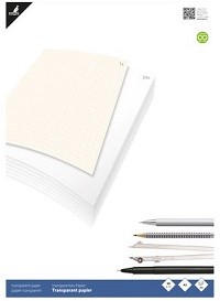 Kangaro transparant papier blok 24 vel 80 grams A4