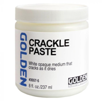 Golden crackle paste - 473 ml.