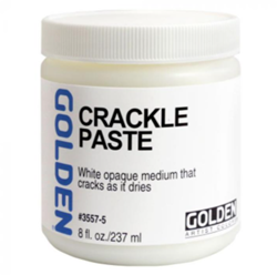 Golden crackle paste - 237 ml.