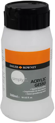 Daler Rowney acrylic gesso - 500 ml.