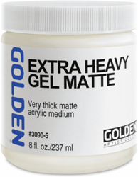 Golden Extra Heavy acrylic gel mat - emmer 3.78 ltr.