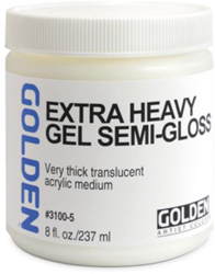 Golden Extra Heavy acrylic gel semi-gloss - 236 ml.