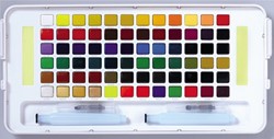 Koi aquarelverf sketch box 72 kleuren
