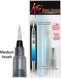 Koi water brush pen medium