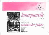 Lanaquarelle blok 46 x 61 cm - 300 grams ruw - 4 zijdig gelijmd - 20 vel