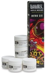 Liquitex mediums starter set 6 x 100 ml.