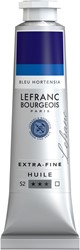lefranc artists olieverf hortensia blauw - tube 40 ml