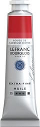 lefranc artists olieverf cadmiumrood medium - tube 40 ml