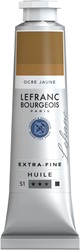 lefranc artists olieverf gele oker - tube 40 ml
