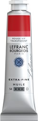 lefranc artists olieverf helder rood - tube 40 ml