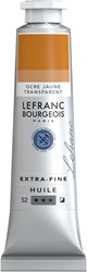 lefranc artists olieverf gele oker transparant - tube 40 ml