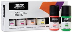 Liquitex gouache fluorescent set 6 x 59 ml.