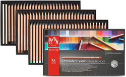 Luminance 6901 kleurpotloden ASSORTIE 76 stuks + 2 blenders