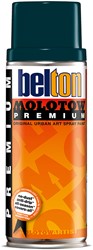 molotow spuitbus 400 ml. black turquoise