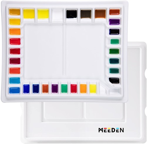 Meeden XL palet porcelein 33 vakken 27x34 cm.
