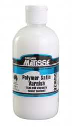 Matisse polymer MM28  vernis/medium satijn - 250ml.