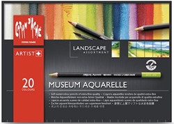 Caran d'Ache museum aquarelpotloden - set 20 stuks LANDSCHAP kleuren