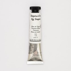 sennelier ei-tempera titaanwit - tube 21 ml.